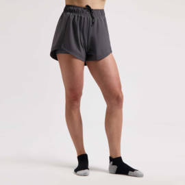 Rogelli Aya 2-in-1 dames korte hardloopbroek - grijs