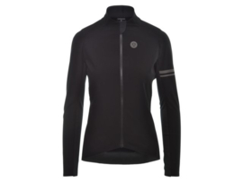 AGU Performance woven dames fietsshirt lange mouwen - zwart