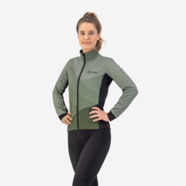 Rogelli Farah dames winter fietsjack - groen