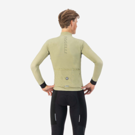 Rogelli Distance heren fietsshirt lange mouwen - zand