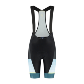 Rogelli Impress II dames bibshort – zwart/blauw/geel