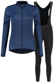 Rogelli Core dames winter fietskledingset - navy/zwart