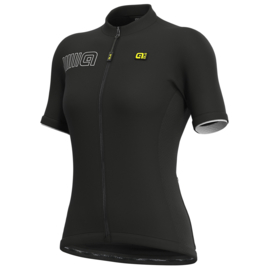 Alé Solid Block dames fietsshirt korte mouwen - zwart