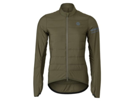 AGU Padded Performance dames winter fietsjack - legergroen