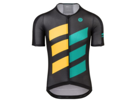 AGU High Summer fietsshirt korte mouwen - zwart/geel/groen
