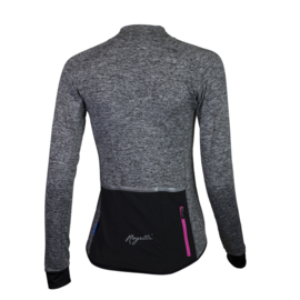Rogelli Benice 2.0 dames fietsshirt lange mouwen - grijs/zwart/roze