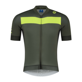 Rogelli Prime heren fietskledingset – groen/fluor/zwart