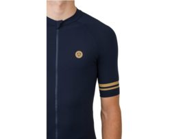 AGU Solid III fietsshirt korte mouwen - donkerblauw