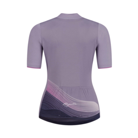 Rogelli Peace dames fietsshirt korte mouwen - paars/roze