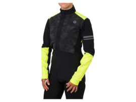 AGU Essential Prime II dames regen fietsjack - hi-vis reflection