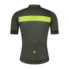 Rogelli Prime heren fietskledingset – groen/fluor/zwart