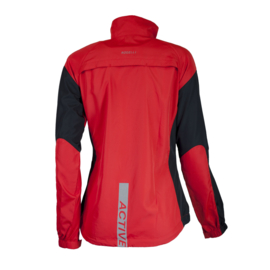 Rogelli Elvi hardloopjack dames - rood/zwart