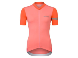 AGU Performance Colorblock dames fietsshirt korte mouwen - sakura blossom