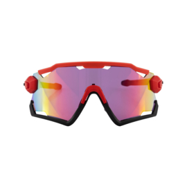 Rogelli Switch fietsbril - rood