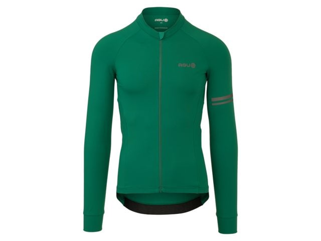 AGU Performance Solid heren fietsshirt lange mouwen - mystic green