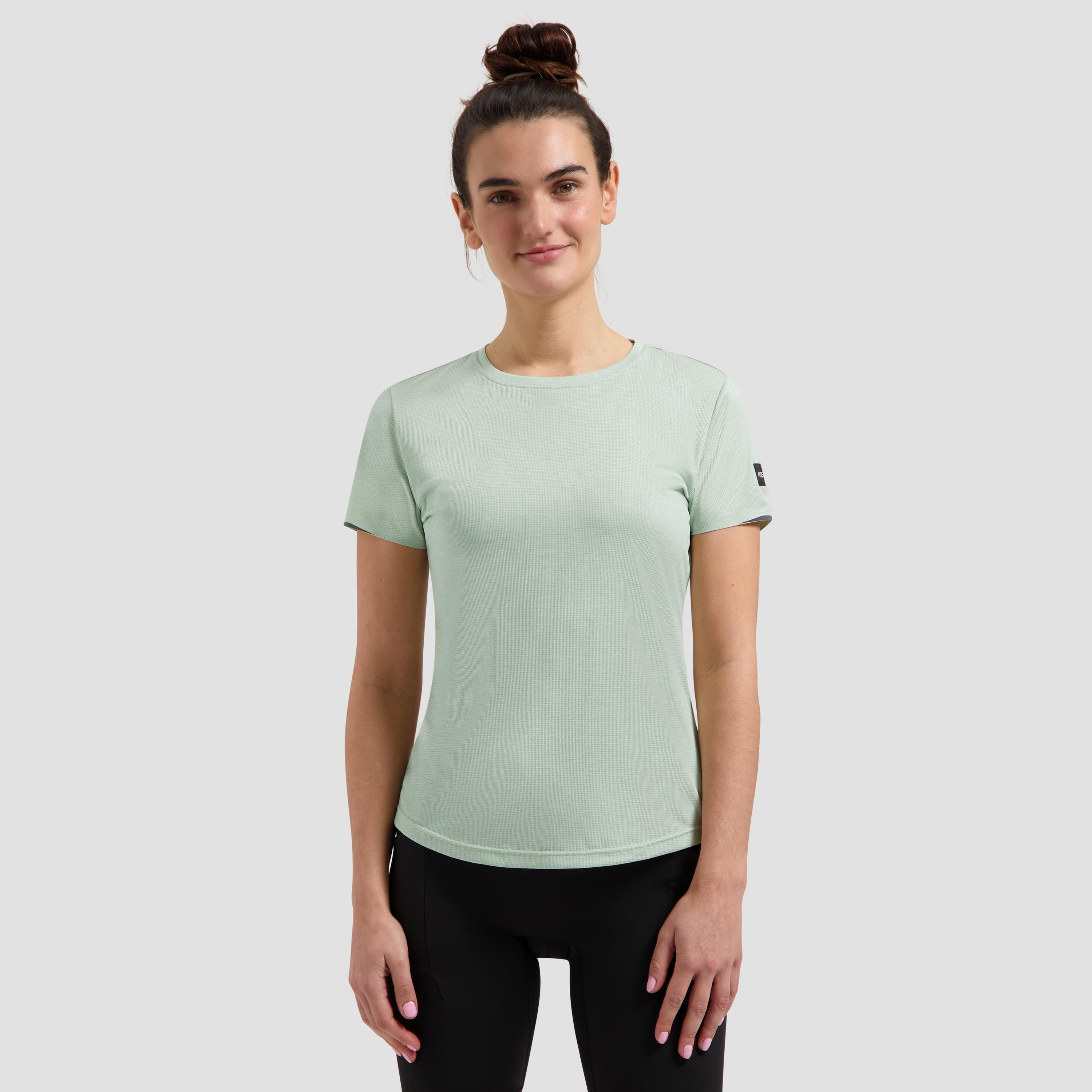 Rogelli Distance hardloopshirt dames korte mouw - groen