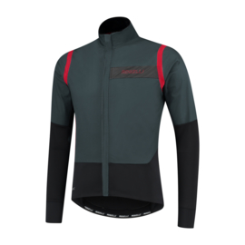 Rogelli Infinite heren winter fietsjack - grijs/zwart/rood