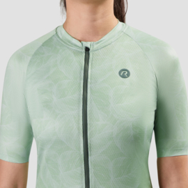 Rogelli Essential II Graphic dames fietsshirt korte mouwen - groen
