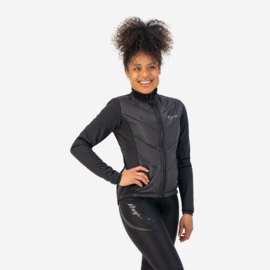 Rogelli Wadded dames winter fietsjack - zwart