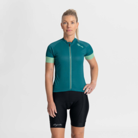 Rogelli Modesta dames fietsshirt korte mouwen - groen