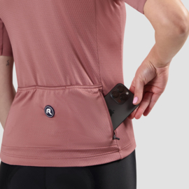 Rogelli Essential II dames fietsshirt korte mouwen - roze