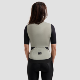 Rogelli Distance II dames fietsshirt korte mouwen - taupe/zwart