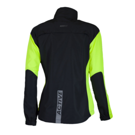 Rogelli Elvi hardloopjack dames - zwart/fluor