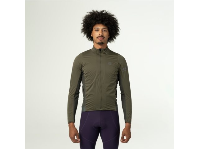 AGU Polartec Alpha heren winter fietsjack - forest green