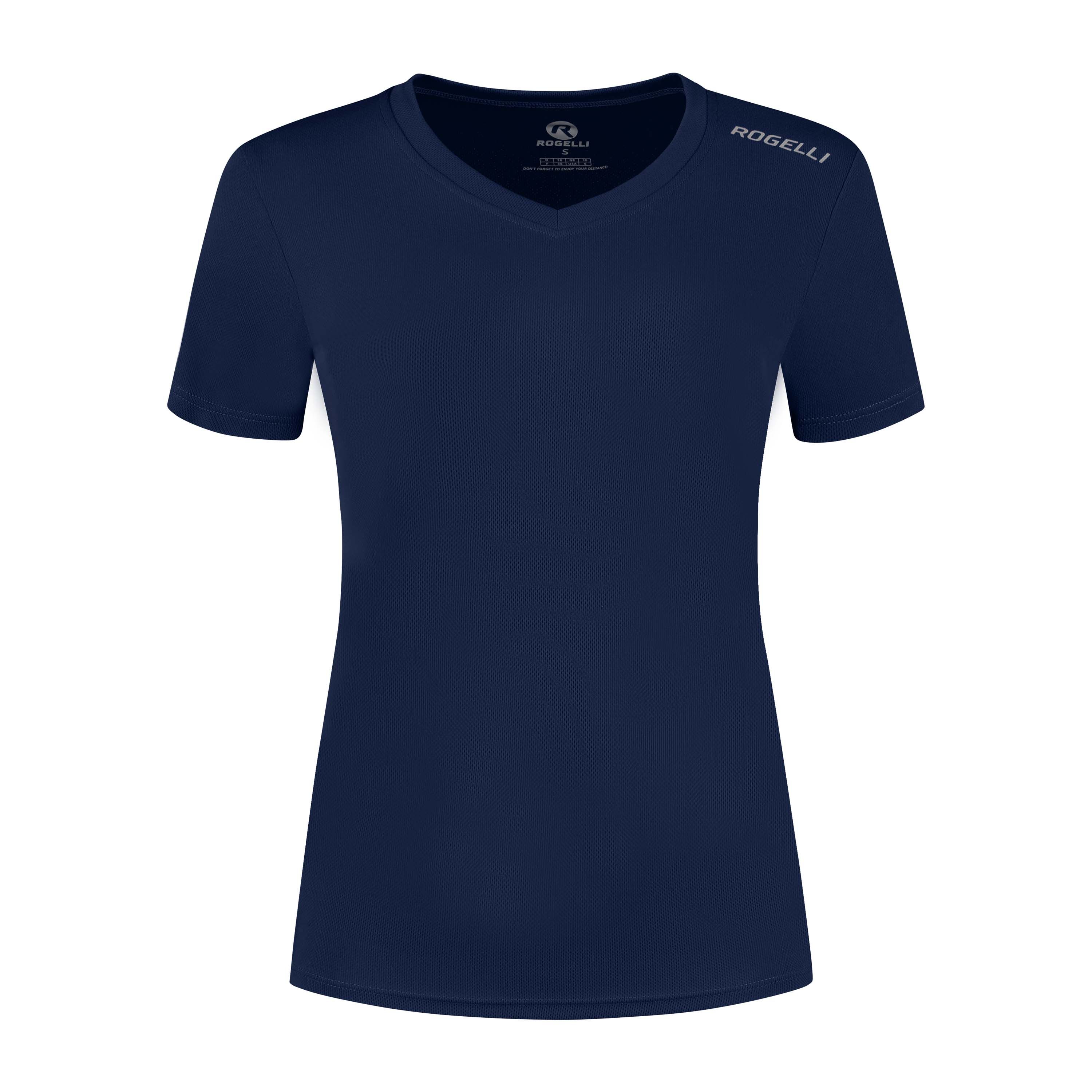 Rogelli Promo dames hardloopshirt korte mouw - navy