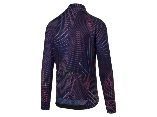 AGU Performance Nocturnal Lines heren fietsshirt lange mouwen - paars