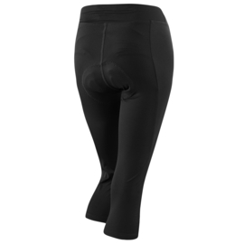 Löffler Tour II dames driekwart fietsbroek - zwart