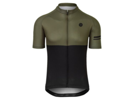 AGU Duo fietsshirt korte mouwen - legergroen