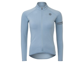 AGU Essential Thermo dames fietsshirt lange mouwen - lichtblauw