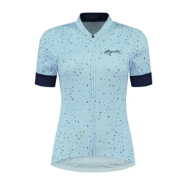 Rogelli Terrazzo dames fietsshirt korte mouwen - blauw