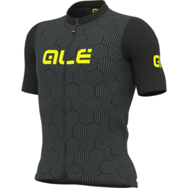 Alé Solid Cross fietsshirt korte mouwen - zwart