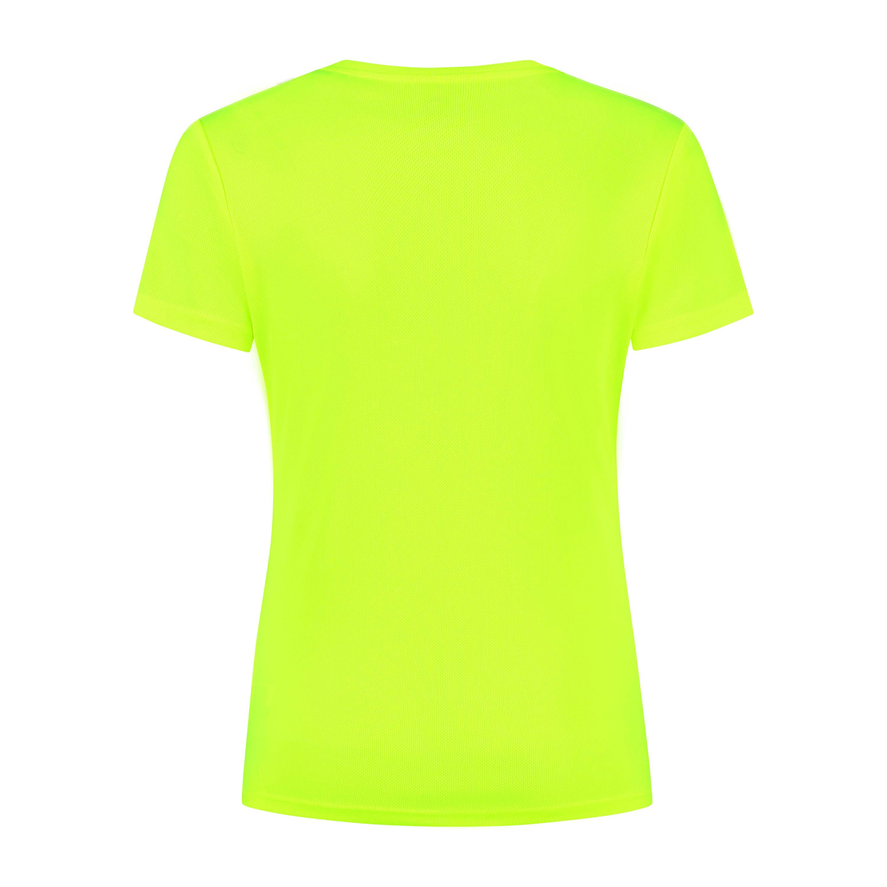 Rogelli Promo dames hardloopshirt korte mouw - fluor