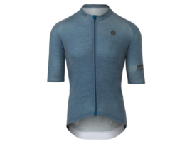 AGU Performance Merino  fietsshirt korte mouwen - steel blue