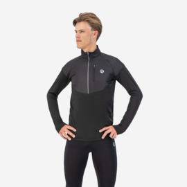 Rogelli Essential Windblock hardloopshirt heren lange mouwen - zwart