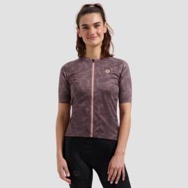 Rogelli Essential II Graphic dames fietsshirt korte mouwen - rood/coral