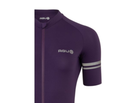 AGU Performance Solid  dames fietsshirt korte mouwen - purple velvet