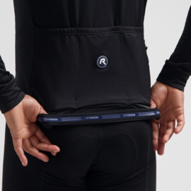 Rogelli Essential II heren fietsshirt lange mouwen - zwart