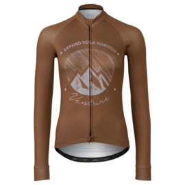 AGU Venture gravel dames fietsshirt lange mouwen - armagnac