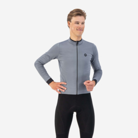 Rogelli Essential heren fietsshirt lange mouwen - grijs