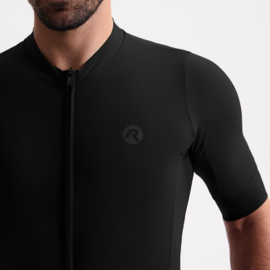 Rogelli Signature heren fietsshirt korte mouwen - zwart
