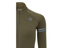 AGU Essential Thermo dames fietsshirt lange mouwen - army green