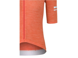 AGU Performance Merino dames fietsshirt korte mouwen - sunset orange
