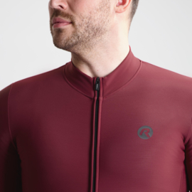 Rogelli Signature heren fietsshirt lange mouwen - rood