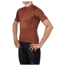AGU Venture gravel fietsshirt korte mouwen - cinnabar