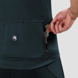 Rogelli Essential II heren fietsshirt korte mouwen - blauw