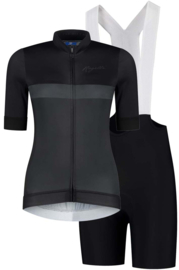 Rogelli Prime dames fietskledingset - zwart/grijs